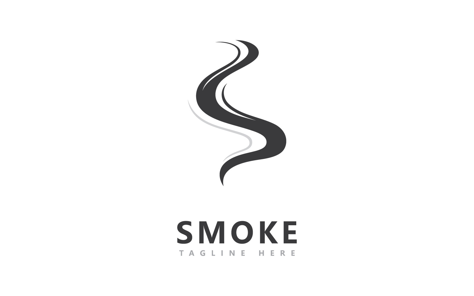 Smoke Vector Logo Design Template V4