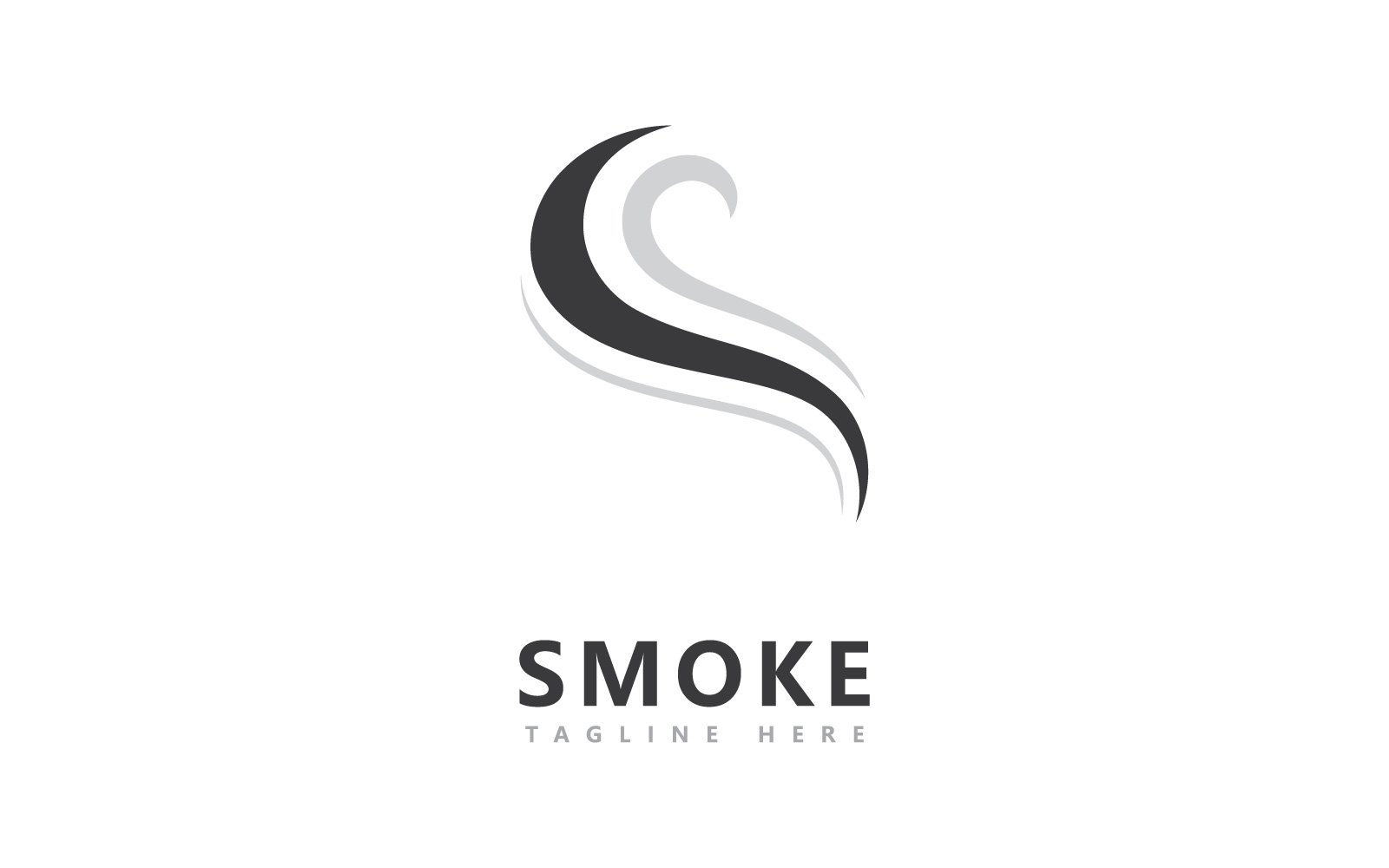 Smoke Vector Logo Design Template V5