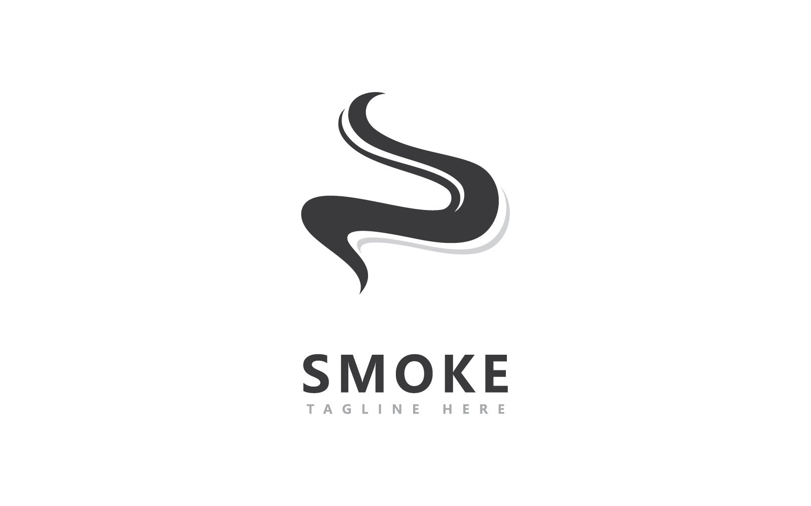 Smoke Vector Logo Design Template V8