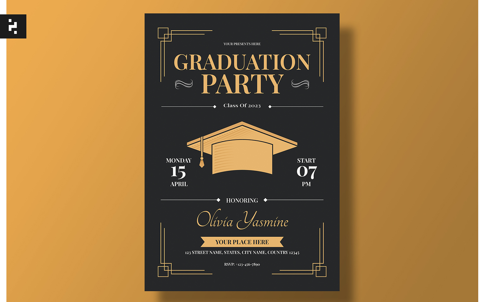 School Graduation Party Flyer