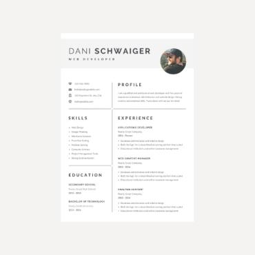 Clean Creative Resume Templates 269144