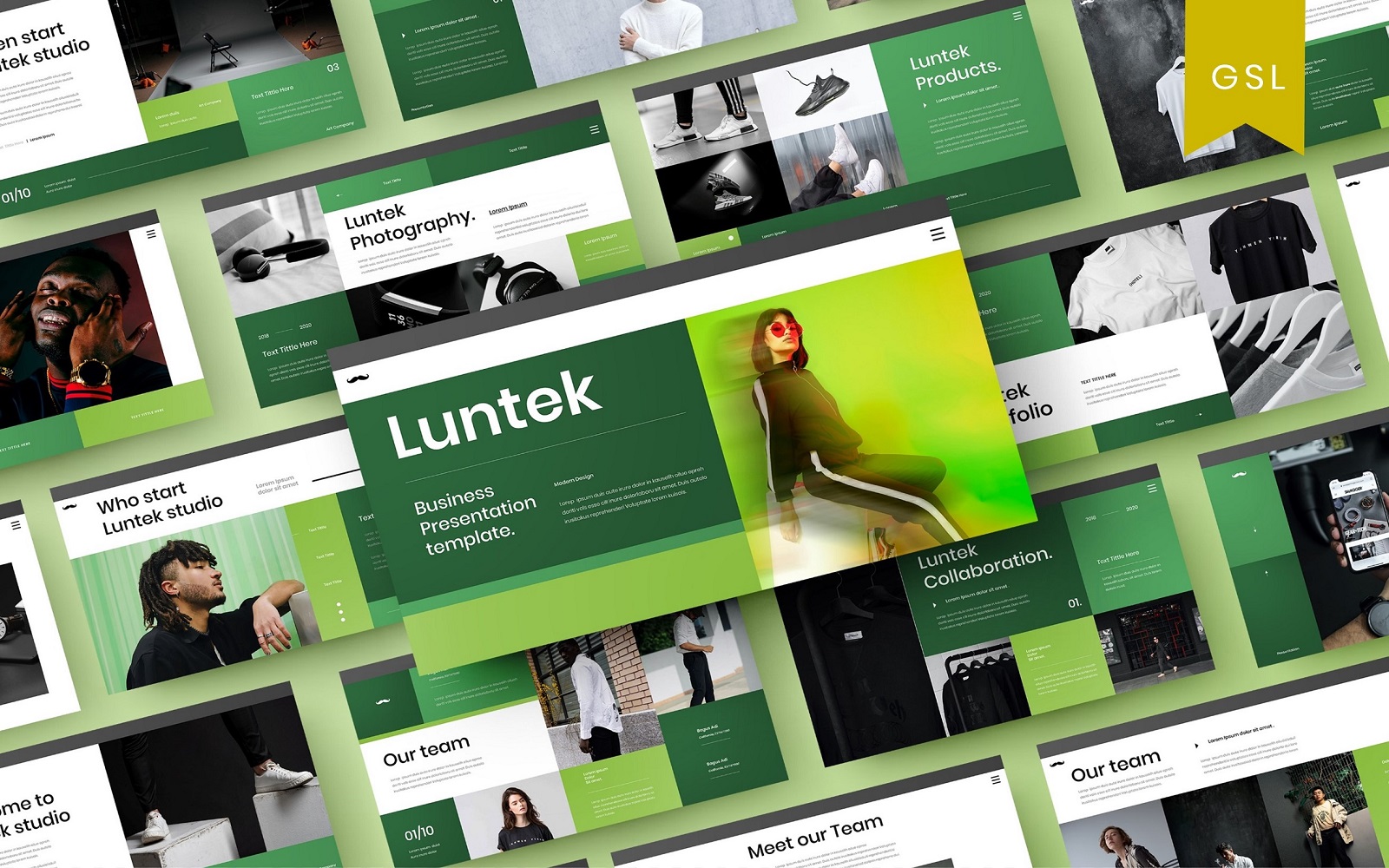 Luntek - Busines Google Slide Template
