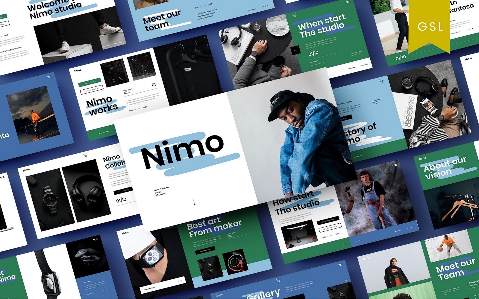 Nimo - Busines Google Slide Template