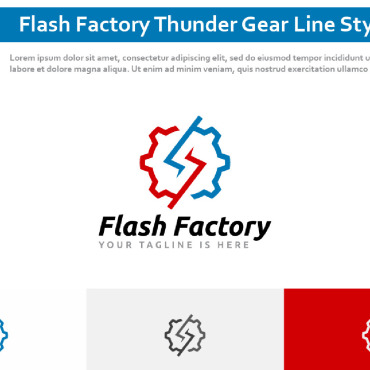 Factory Thunder Logo Templates 269217