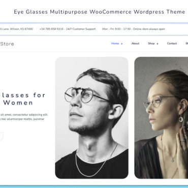 Shop Eyeglasses WooCommerce Themes 269255