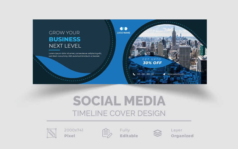 Business Promotion Corporate Social Media Banner Design