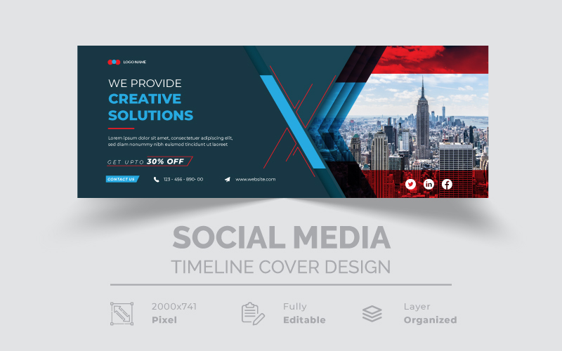Business Branding Social Media Timeline Cover