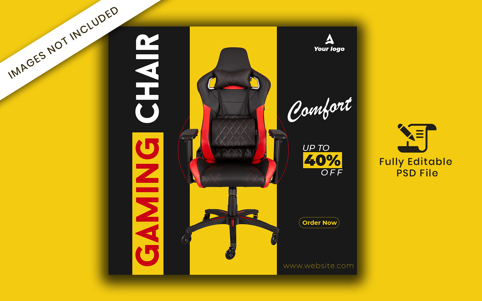 Gaming and Office Chair Banner