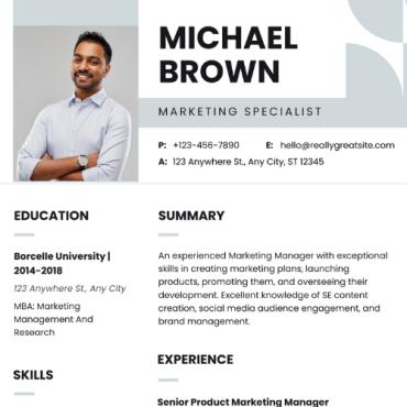 Business Resume  269534