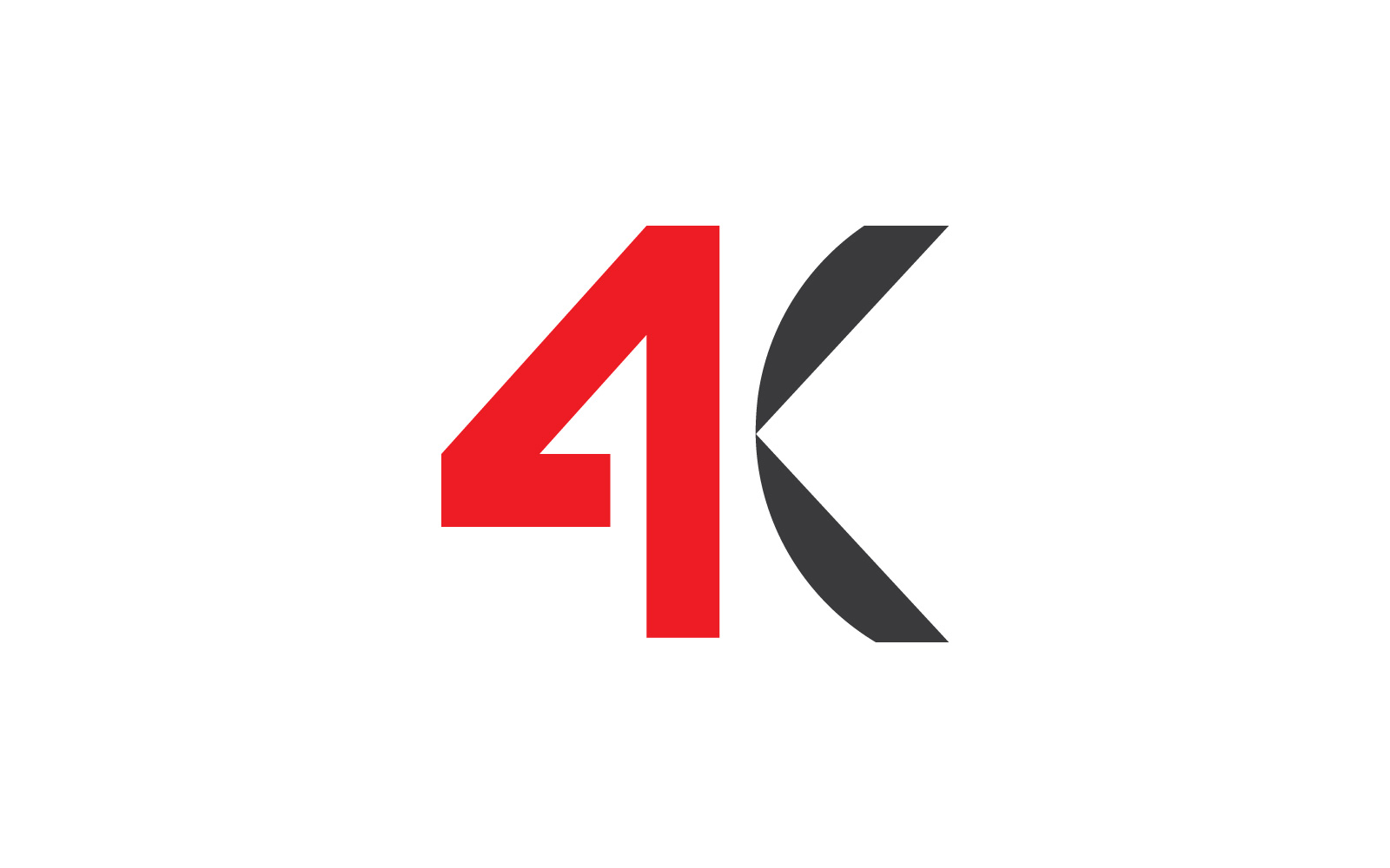 4K Ultra HD Symbol Resolution  Simple Symbol Letter And Number V1