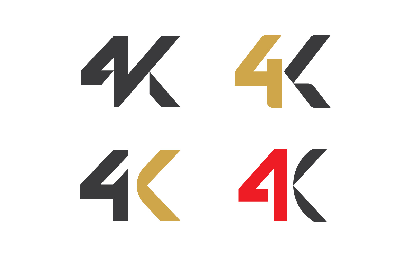 4K Ultra HD Symbol Resolution  Simple Symbol Letter And Number V5