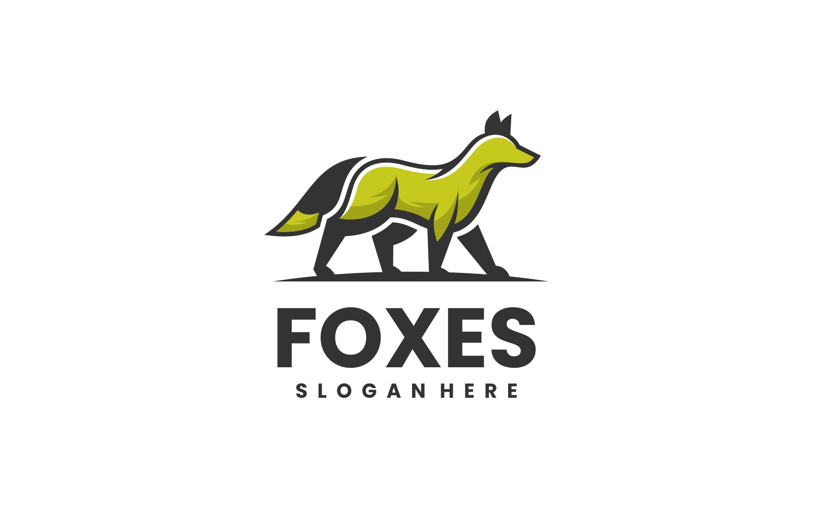 Fox Simple Mascot Logo Vol.1