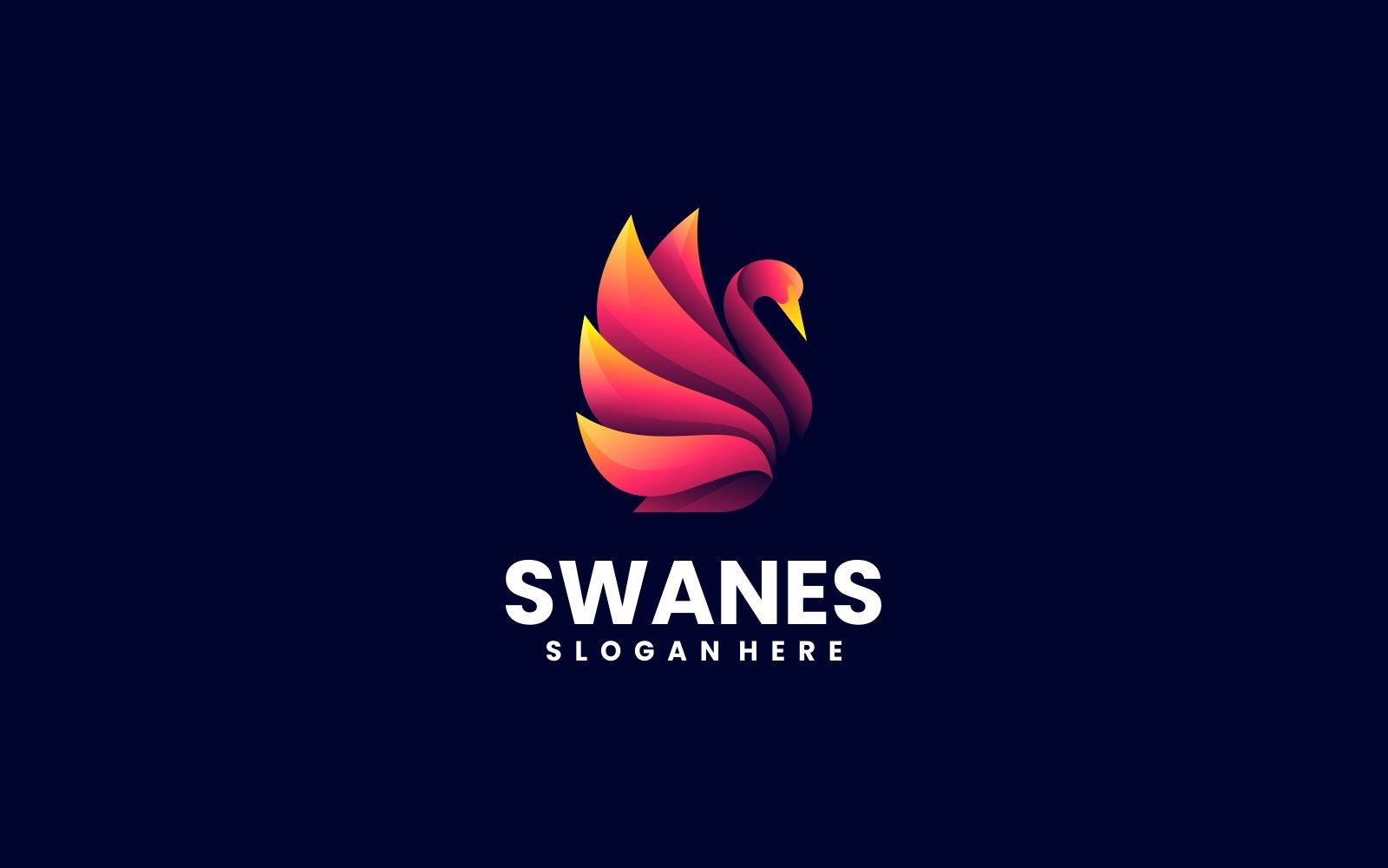 Swan Gradient Colorful Logo Vol.2