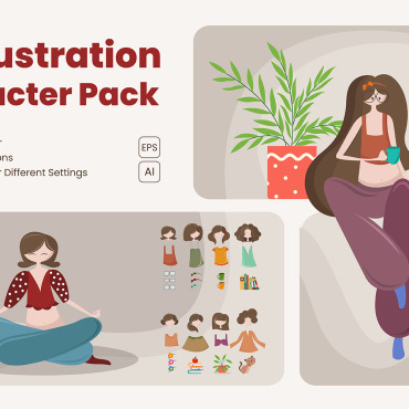 Character Clean Illustrations Templates 269733