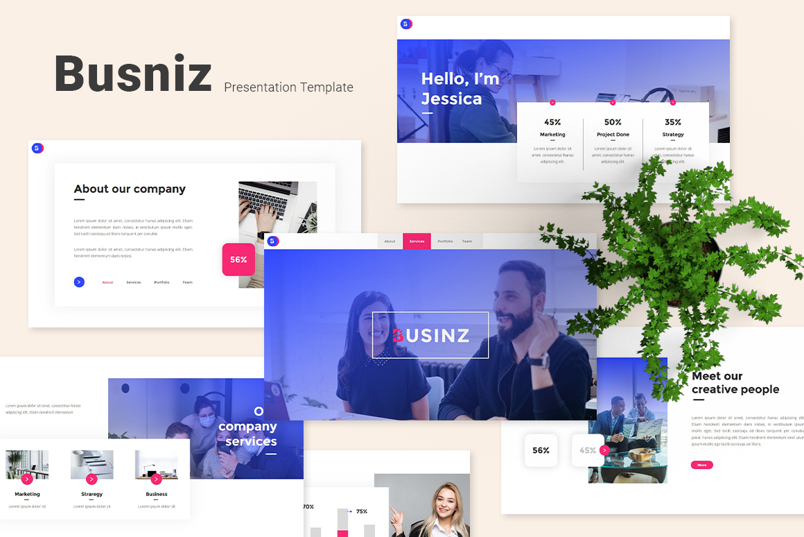 Busniz - Marketing Business Keynote