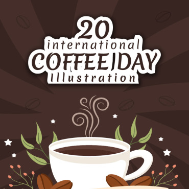 Coffee Day Illustrations Templates 269878