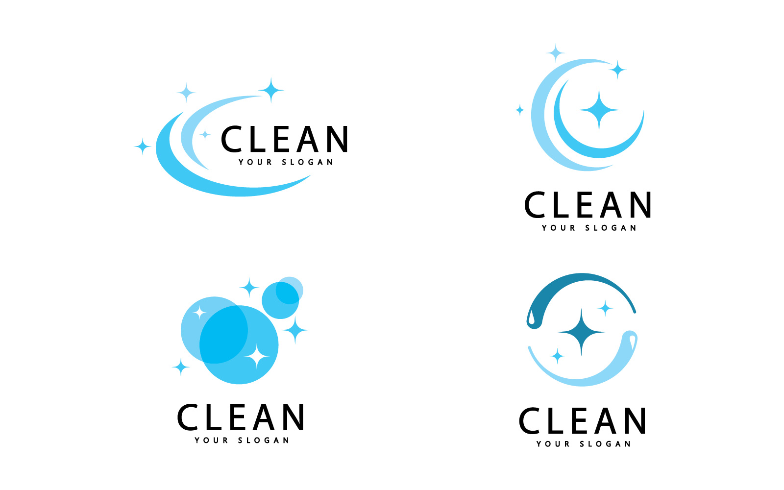 Cleaning Or Washing Vector Logo Design Template V5