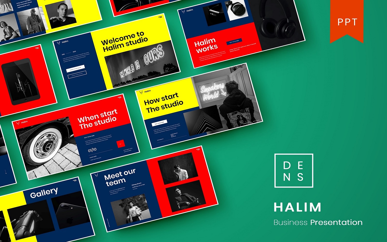 Halim – Business PowerPoint Template