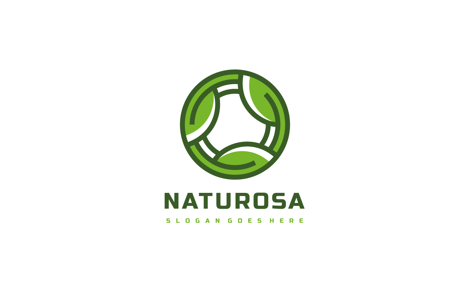 Natural Leaves Logo Template