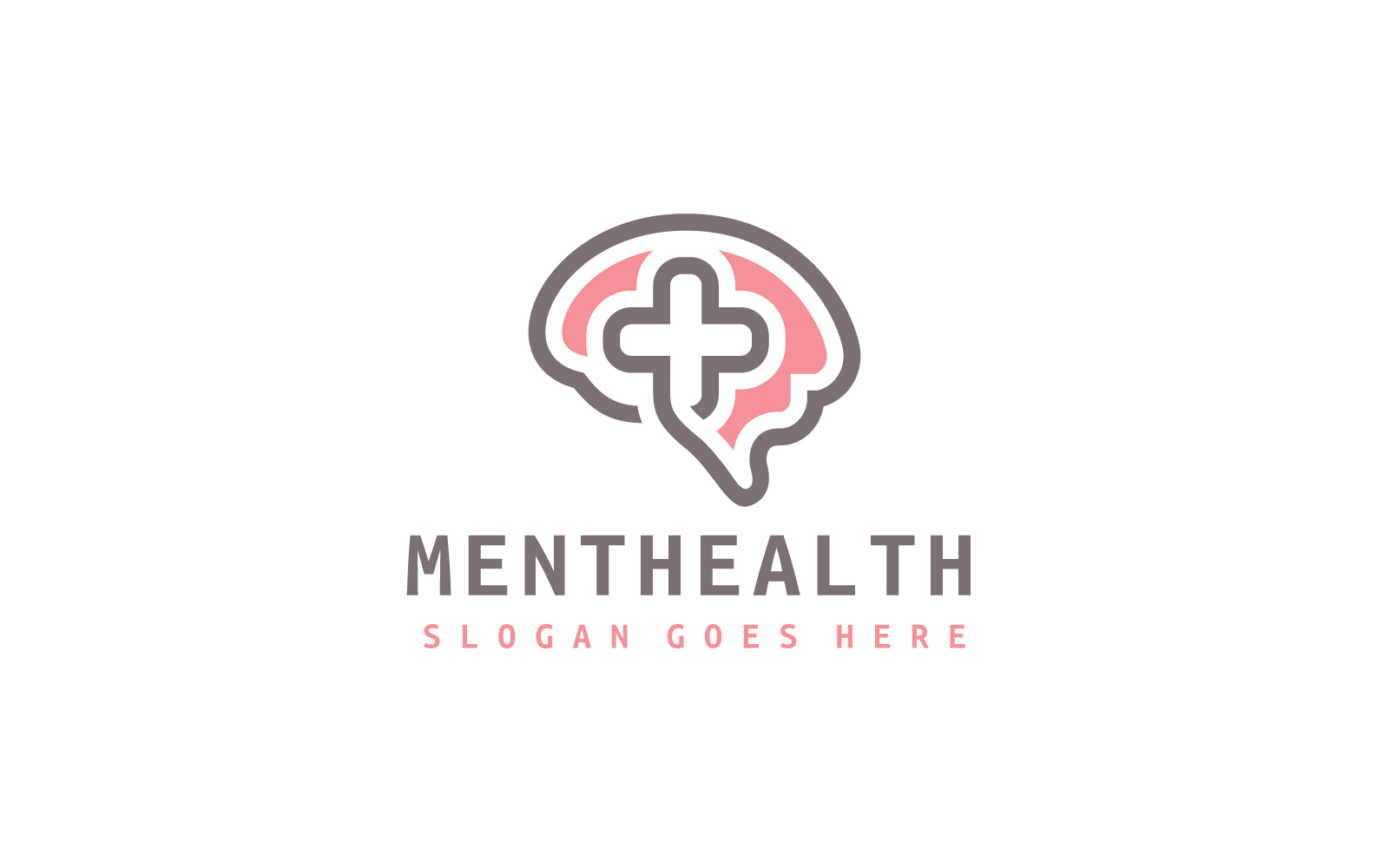 Brain Health Logo Template