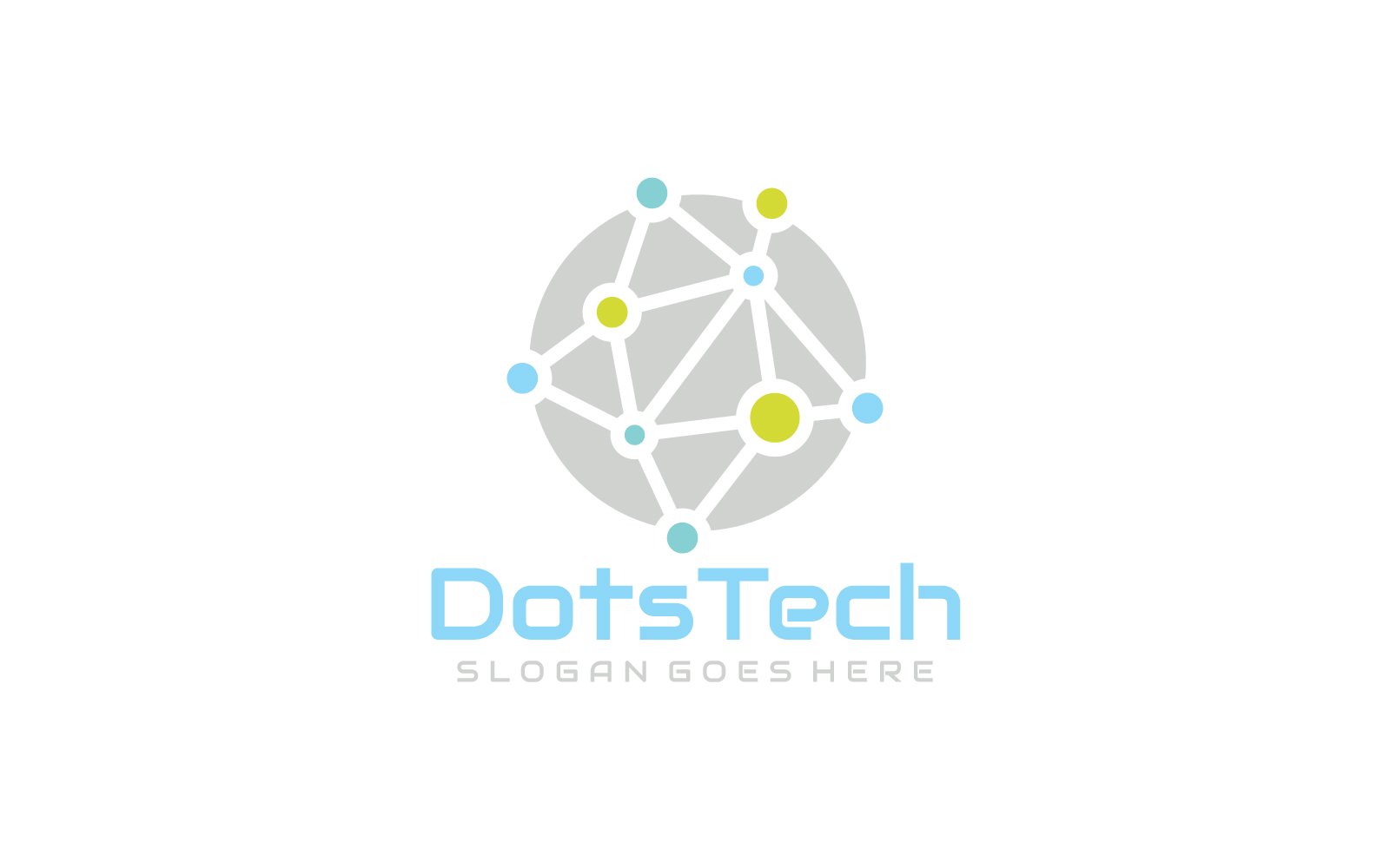 Globe Network Logo Template