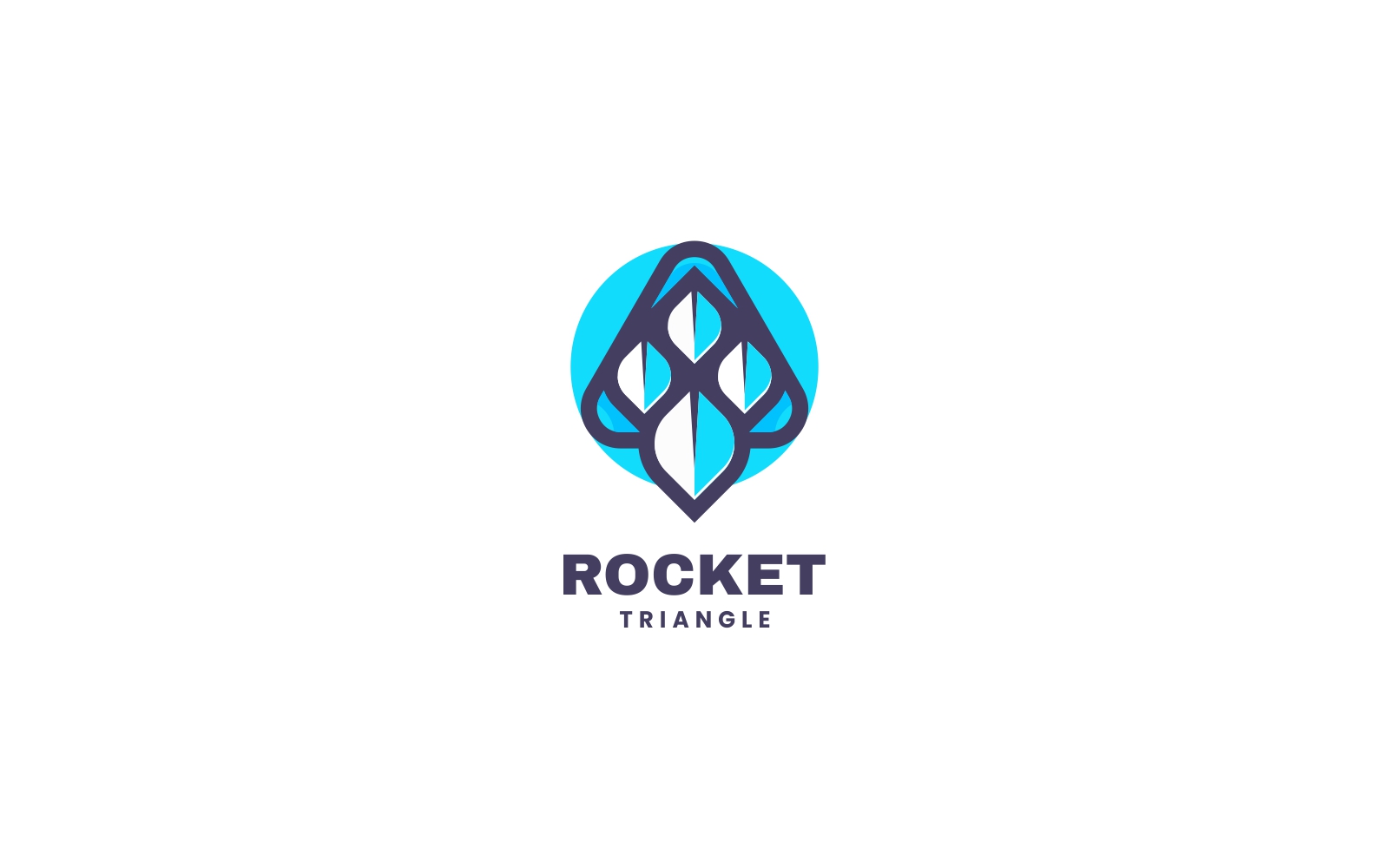 Rocket Simple Mascot Logo Design