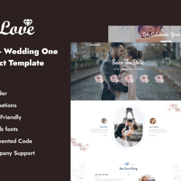 Page React Landing Page Templates 270339