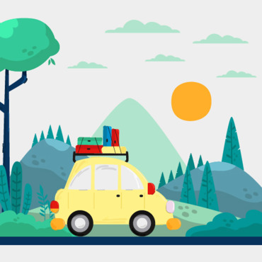 Travelling Camping Illustrations Templates 270399