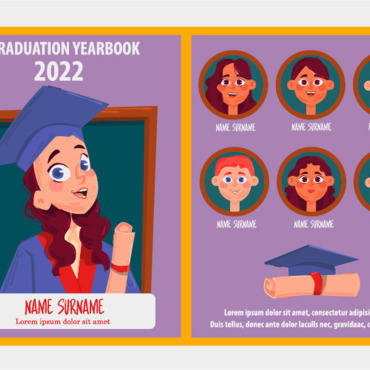 Yearbook Frame Illustrations Templates 270400