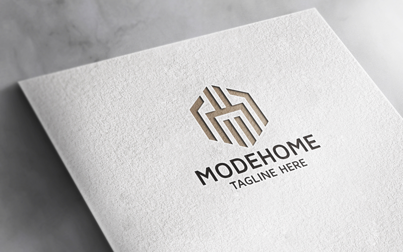 Professional Mode Home Letter M Logo