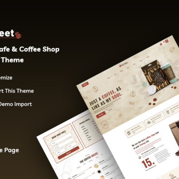 Coffee Cafe WordPress Themes 270450
