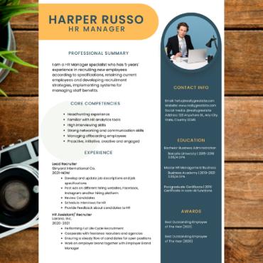 Printable Professional Resume Templates 270475