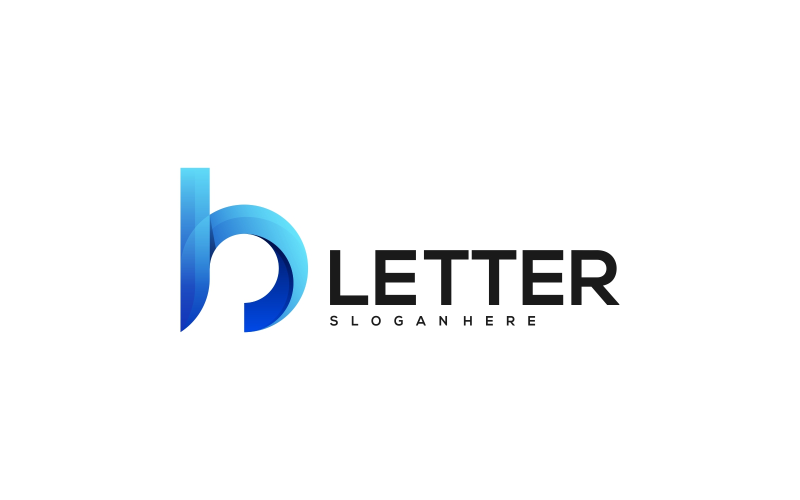 Letter B Gradient Logo Style Vol.1