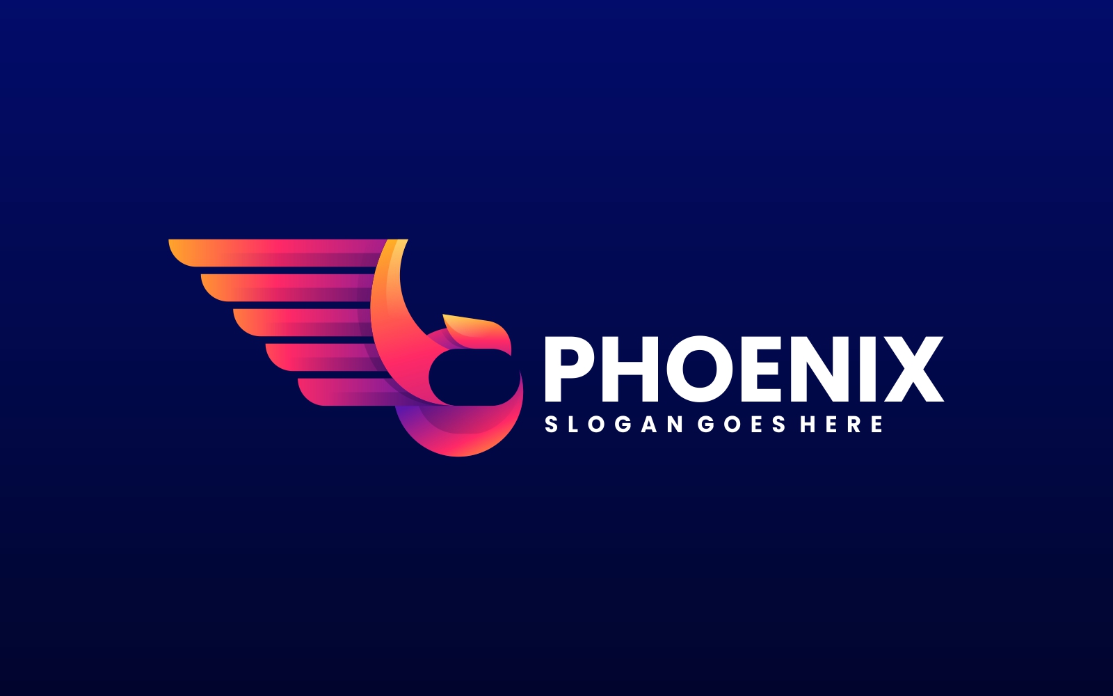Phoenix Gradient Colorful Logo Vol.2