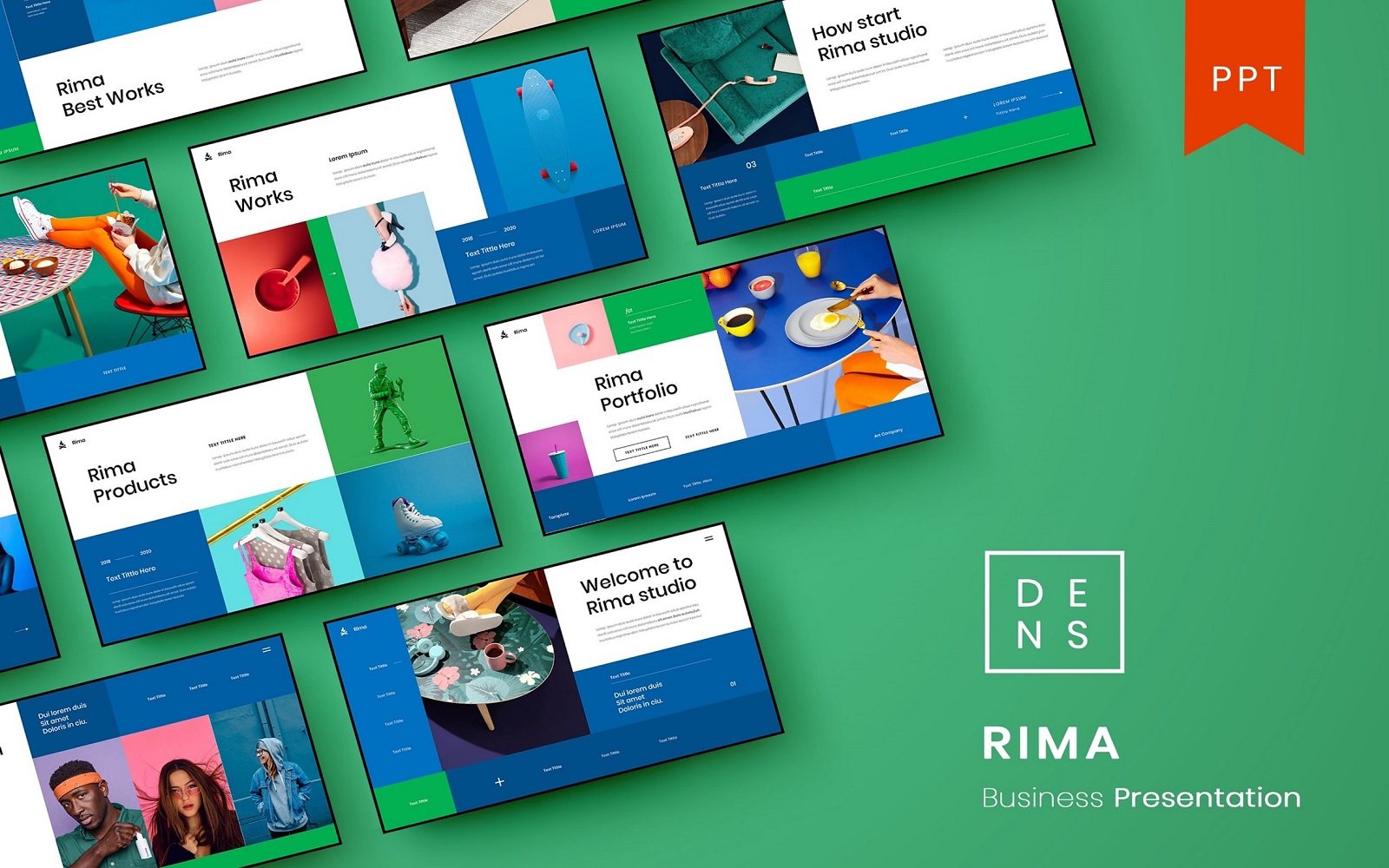 Rima – Business PowerPoint Template