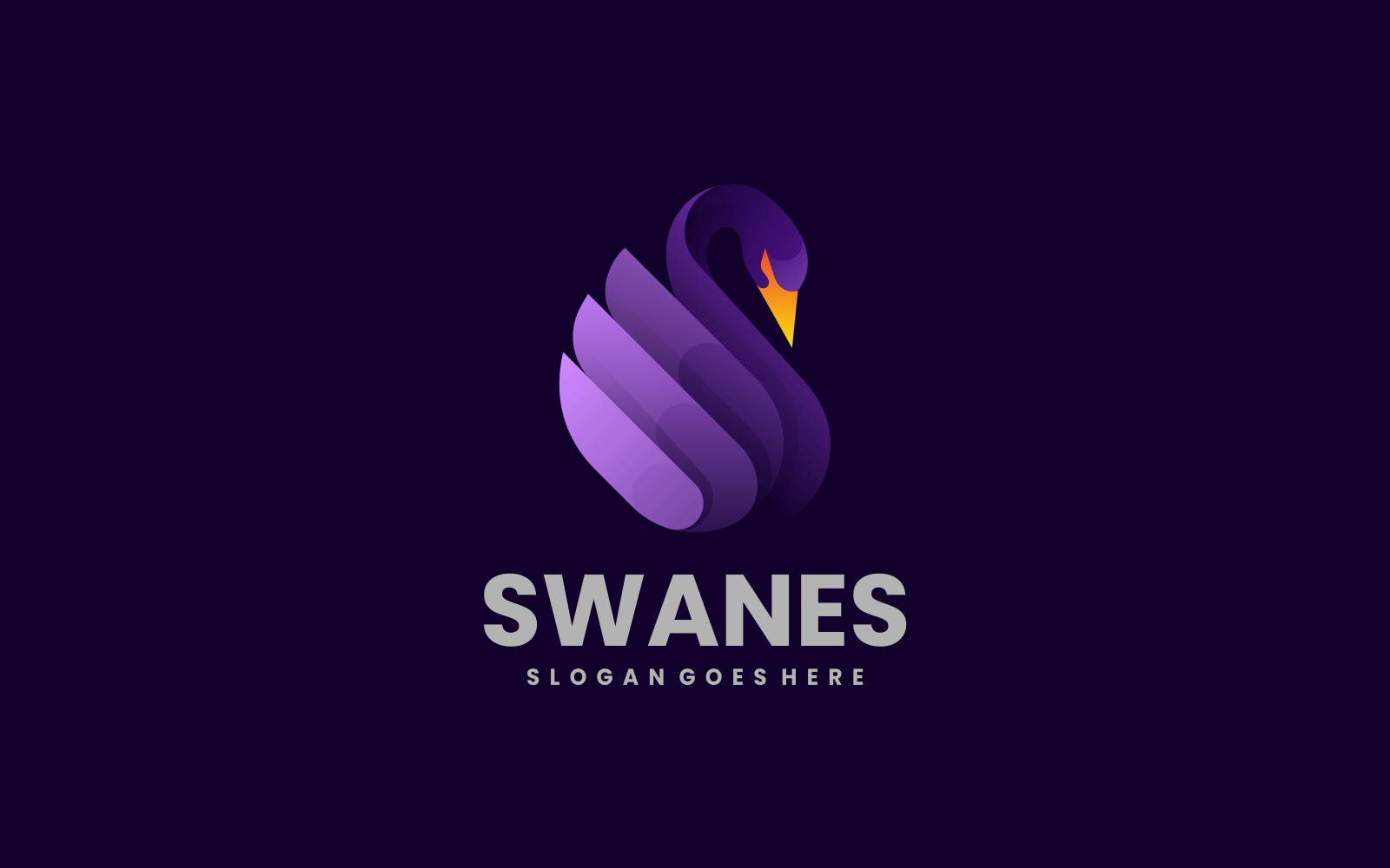 Swan Gradient Logo Style Vol.2
