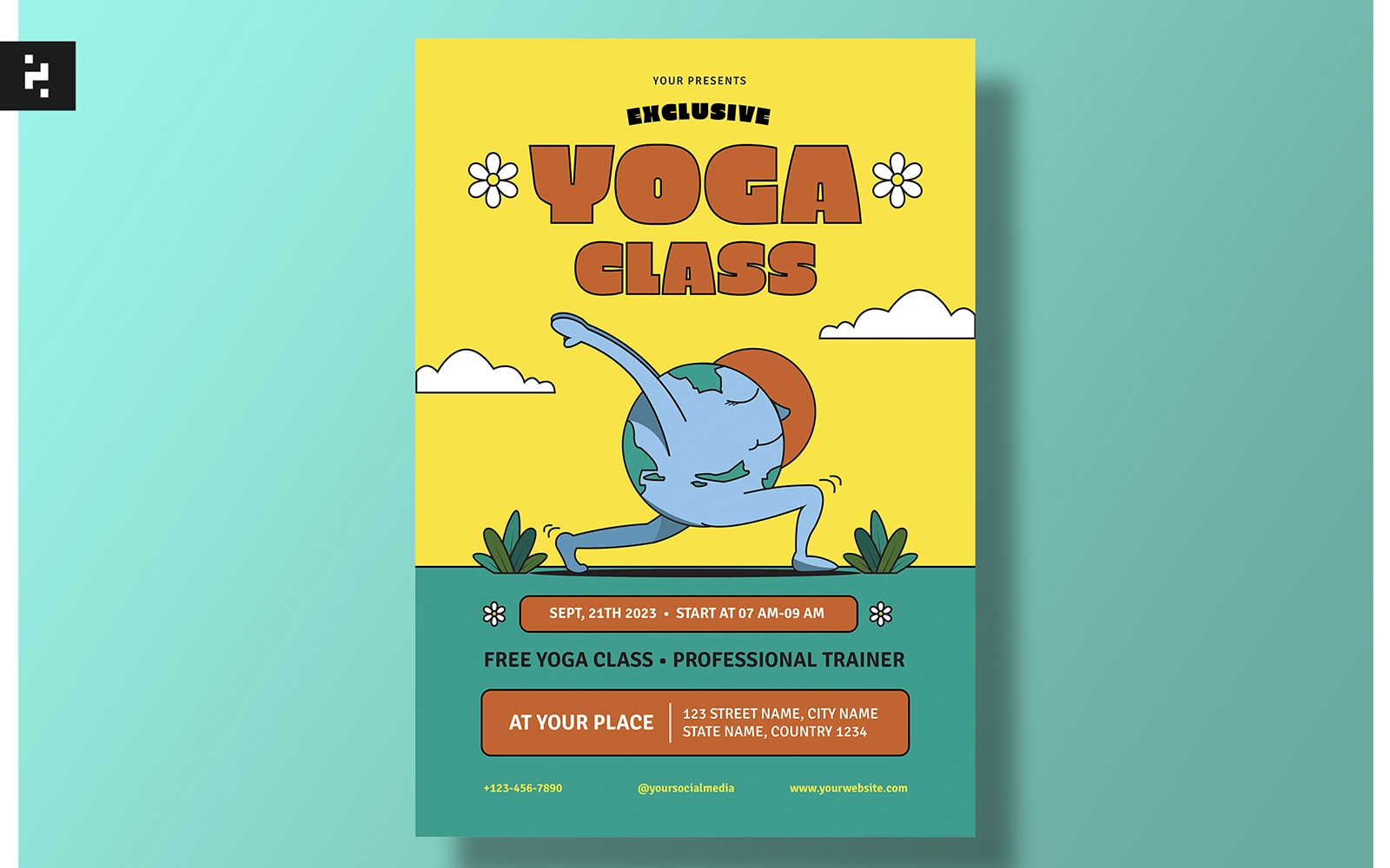 Yoga Class Template Flyer