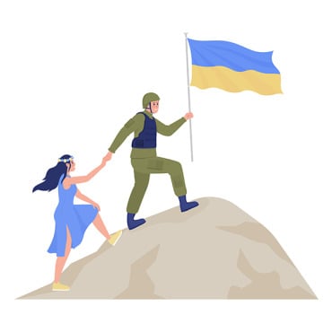 Ukrainian Achievement Illustrations Templates 270726