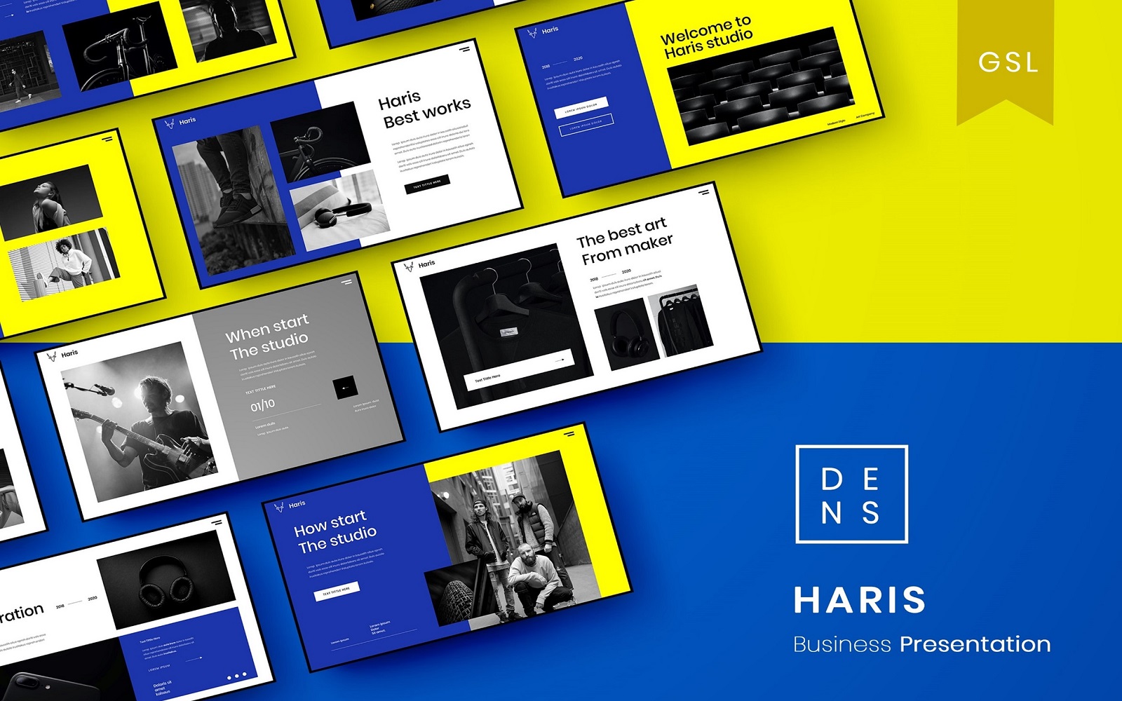 Haris - Business Google Slide Template