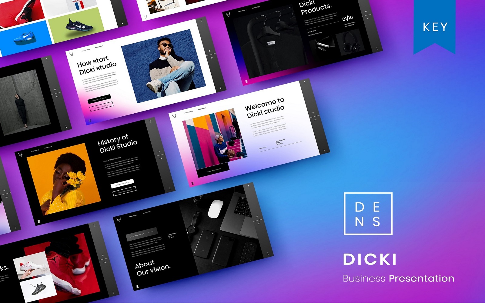 Dicki – Business Keynote Template