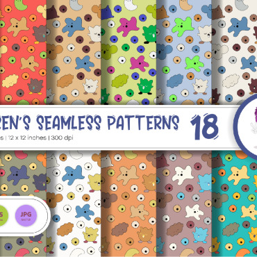 Seamless Patterns Vectors Templates 270902