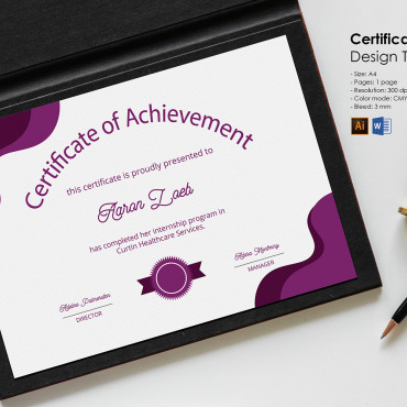 Template Achievement Certificate Templates 271026