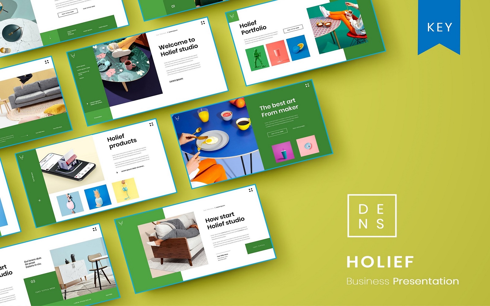 Holief – Business Keynote Template