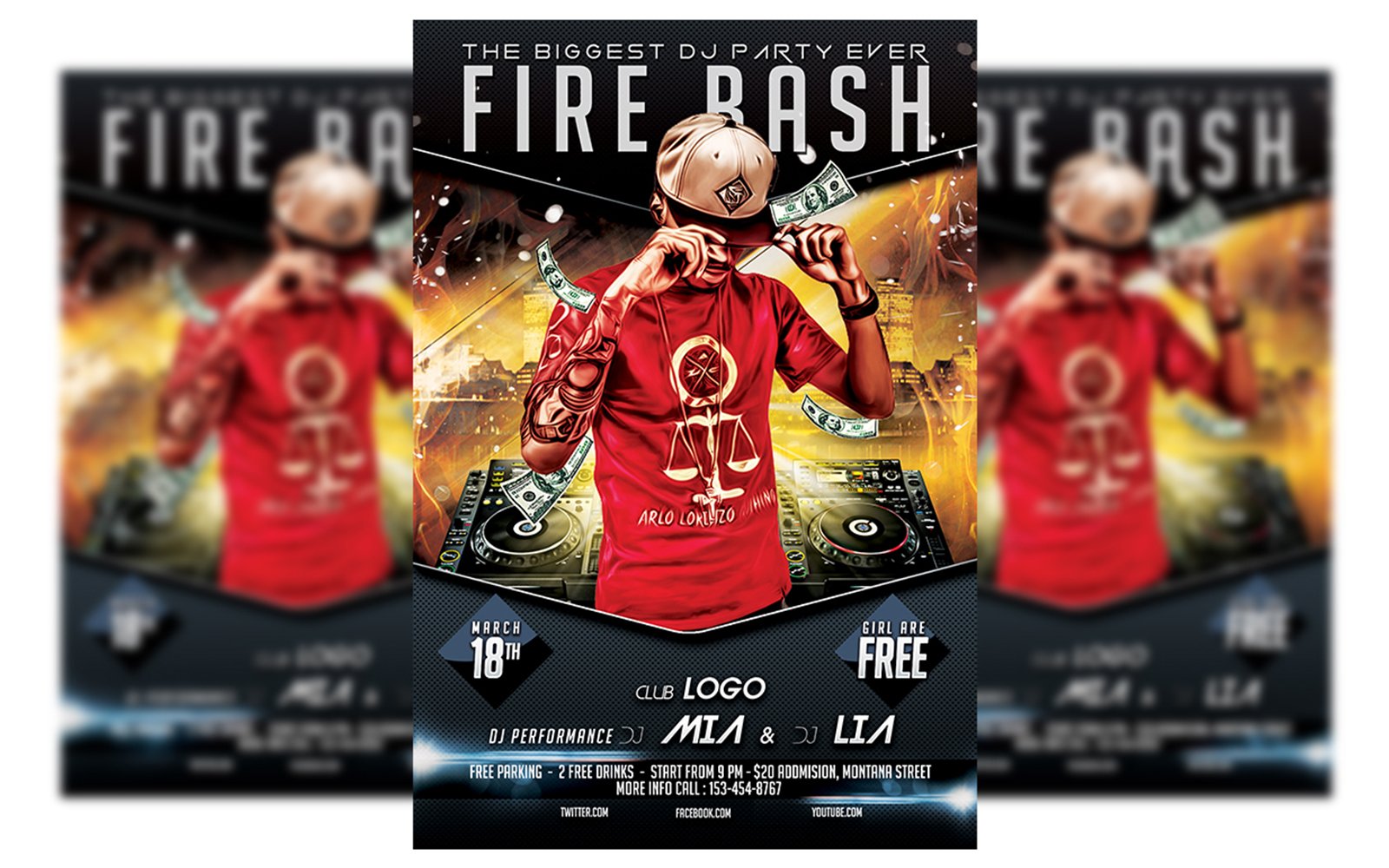 Guest Dj Party Flyer Template #5