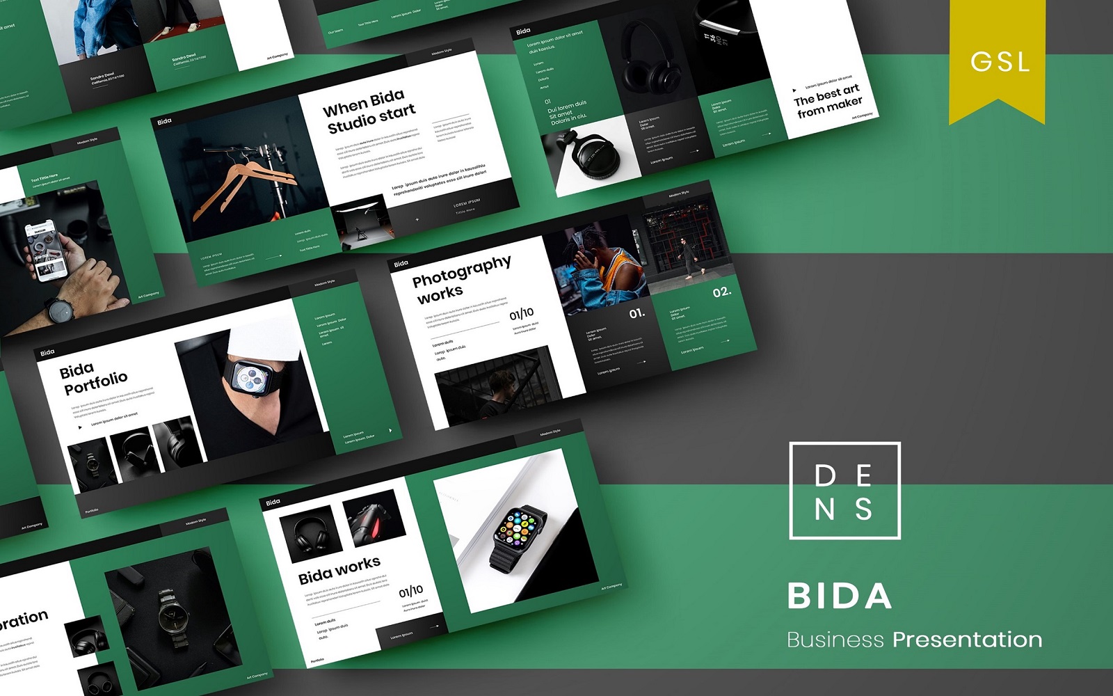 Bida - Business Google Slide Template