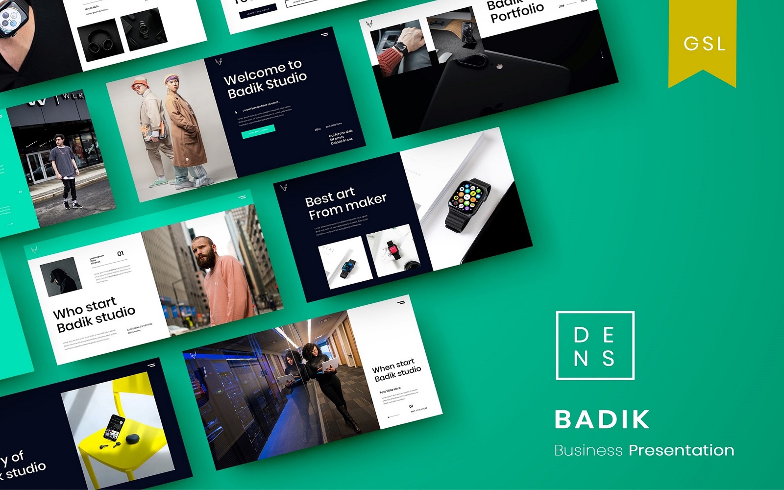 Badik - Business Google Slide Template