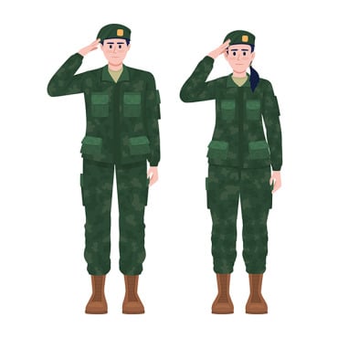 Soldier Army Illustrations Templates 271540