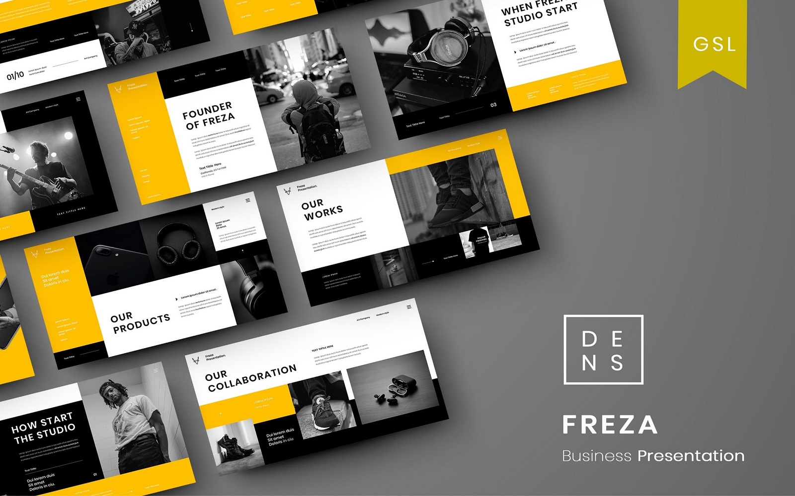 Freza - Business Google Slide Template