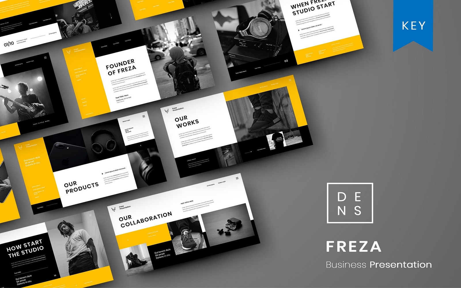 Freza – Business Keynote Template