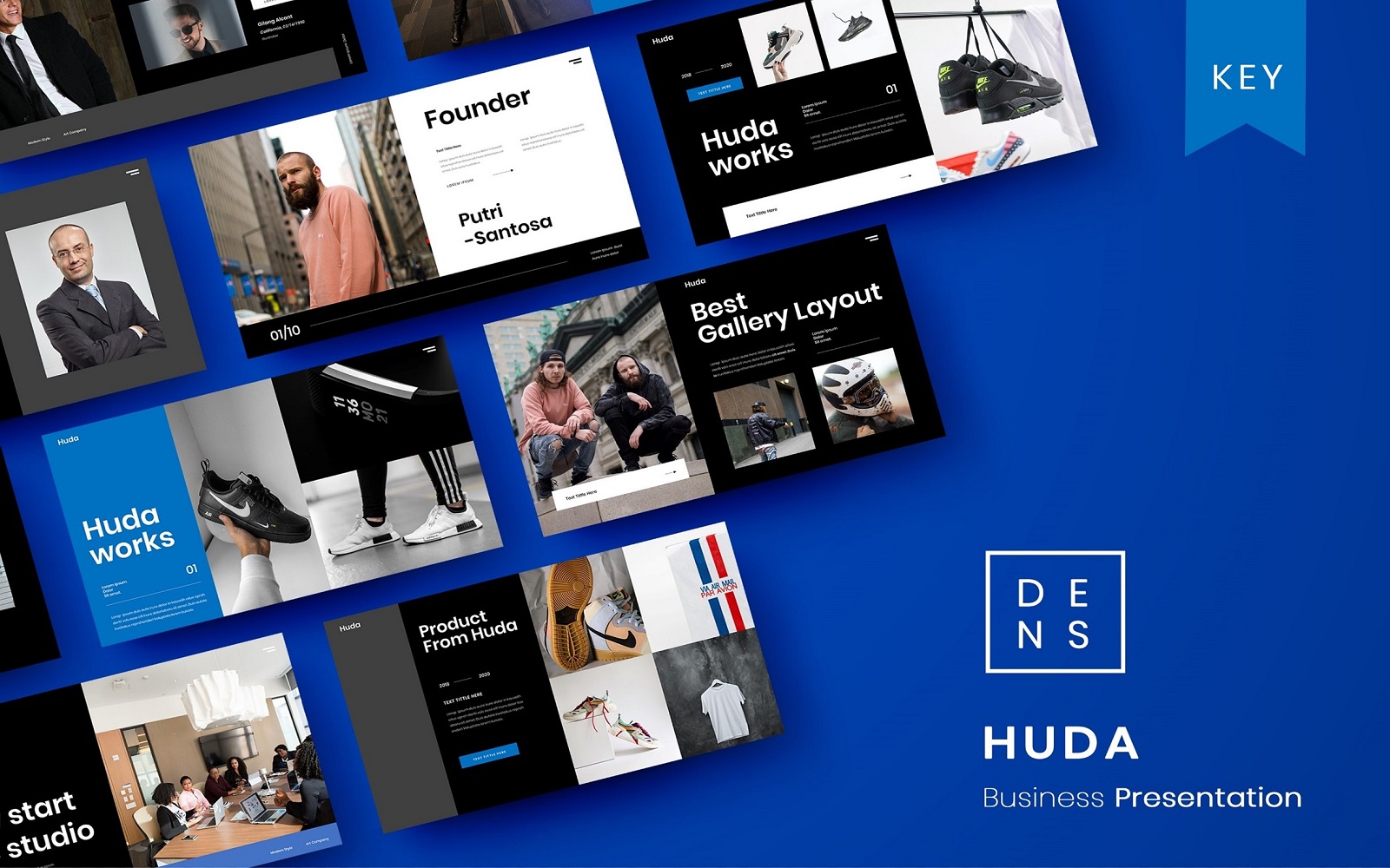 Huda – Business Keynote Template